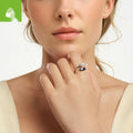 Simple Temperament Shell Pearls Open Ring - Norellé