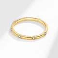 Fashion Simple Zircon Ring European And American Ins Style - Norellé