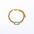 New Full Diamond Necklace Punk Rock Diamond-embedded Geometric Clavicle Chain - Norellé