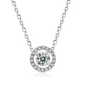Women's Stylish Round Zircon Pendant Clavicle Chain - Norellé