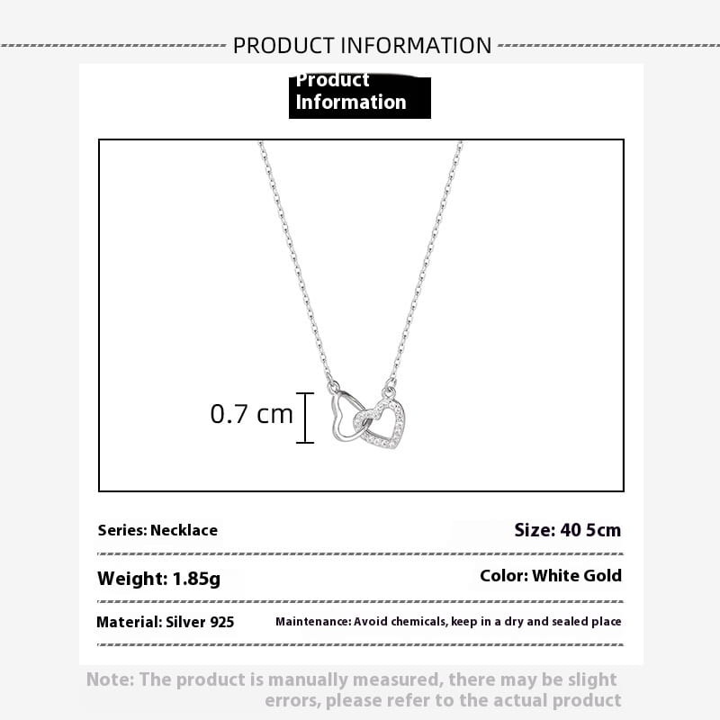 Heart-shaped Collarbone Necklace