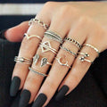 Women's Vintage Water Drop Diamond Ring Suit - Norellé