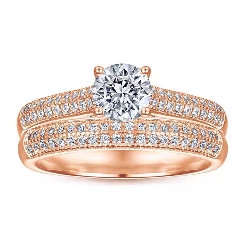 Women's Full-Diamond Stacked Ring - Norellé