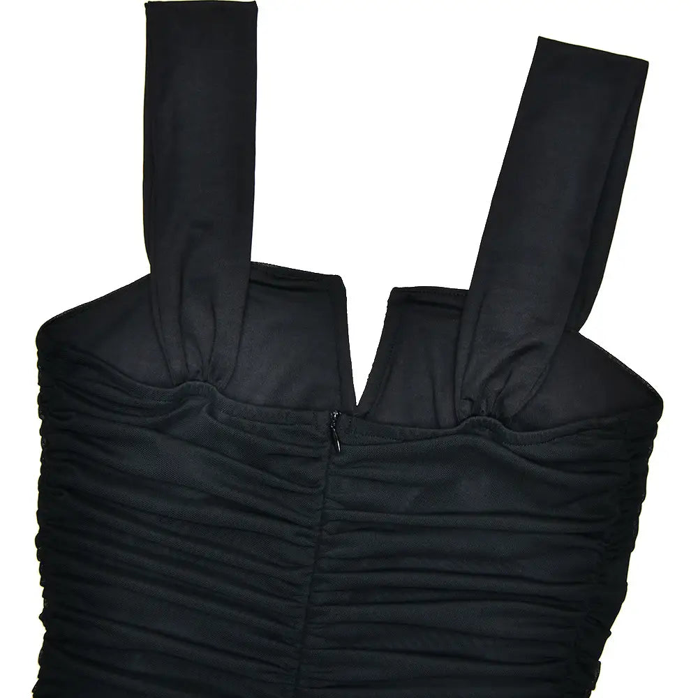 Patchwork Suspender Dress