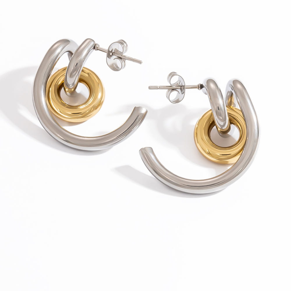 Titanium Steel Ear Studs Female