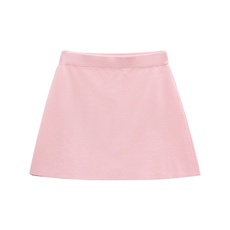Short-sleeved Knitted Top Mini Skirt Suit - Norellé