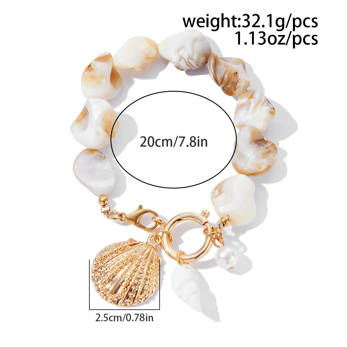 Casual Beach Shell Clavicle Necklace Suit