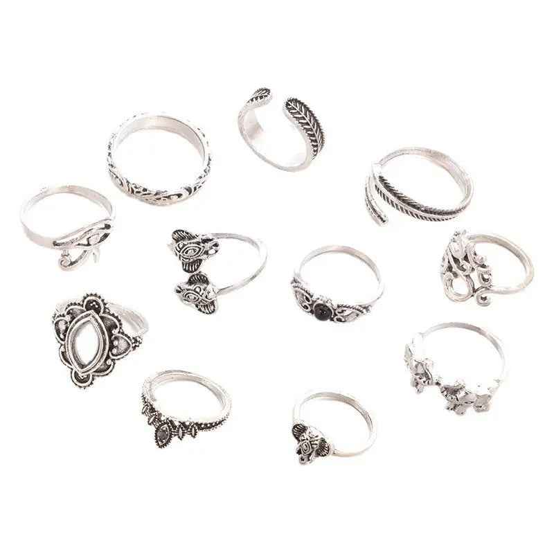 Women's Vintage Water Drop Diamond Ring Suit - Norellé