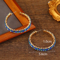 Rainbow Full Diamond Female Sexy Refined Wild Earrings - Norellé