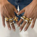 Pearl Ring Titanium Steel No Fading - Norellé