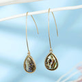 Ornament Gold Foil Eardrops - Norellé