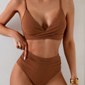 Rib Fabric Fashion Two-piece Suit Bikini - Norellé