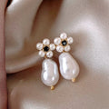 Silver Needle Fashion High-grade Diamond Enamel Earrings - Norellé