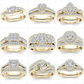 Couple Ring Gold-plated Inlaid - Norellé
