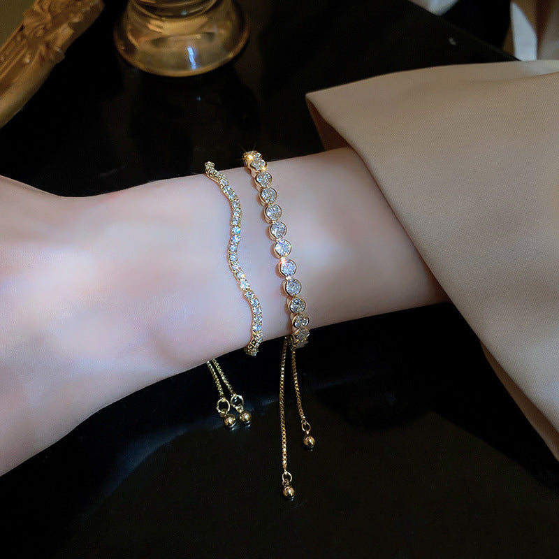 Wave Geometric Adjustable Bracelet Temperament - Norellé