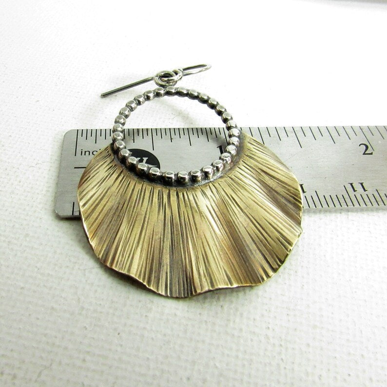 Fashion Leaf Two-tone Earrings - Norellé
