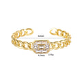 Micro-inlaid Color Zirconium Emerald Temperament Bracelet - Norellé