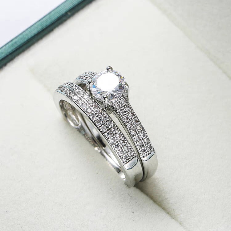 Women's Full-Diamond Stacked Ring - Norellé