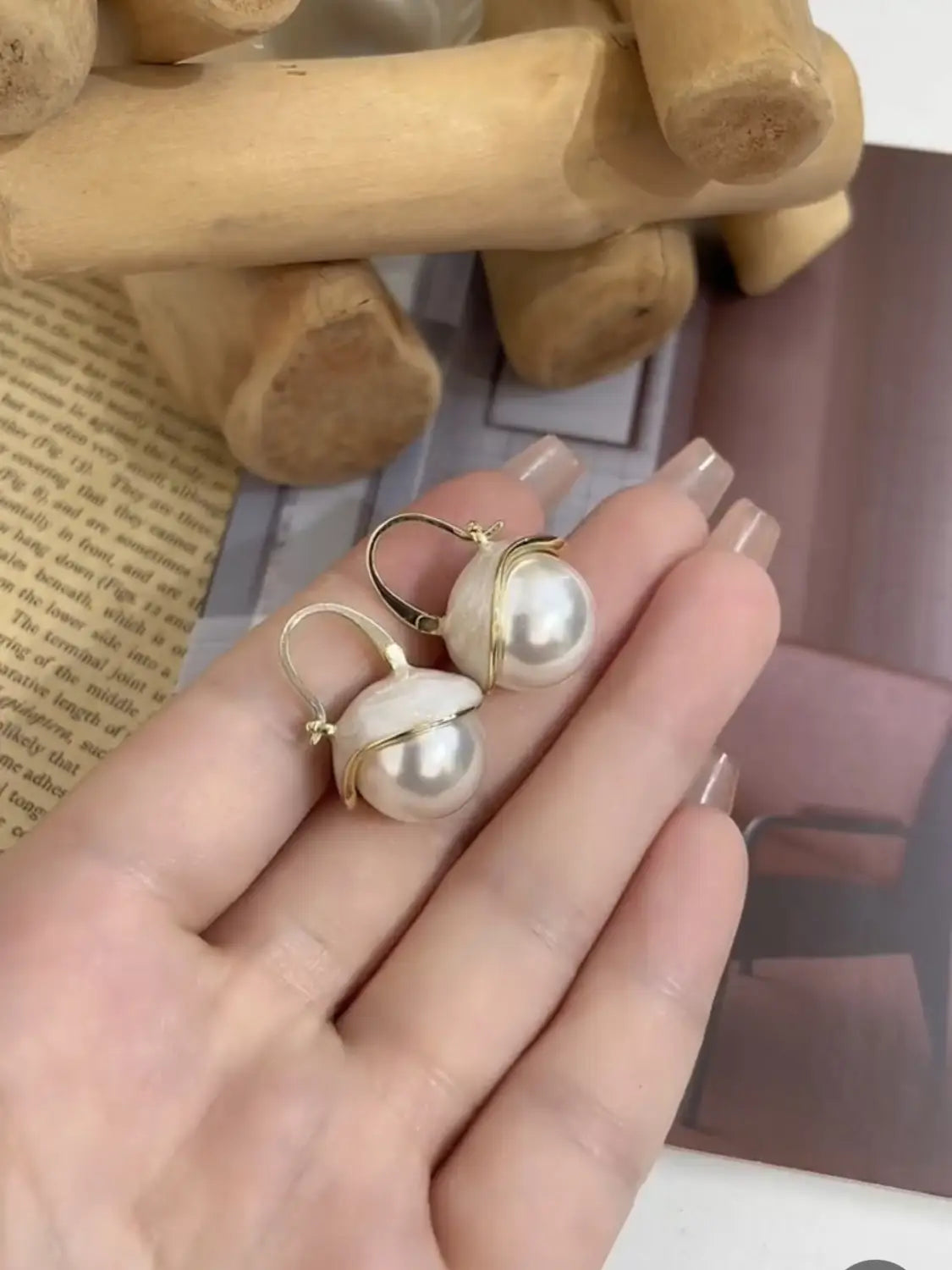 Niche Design Light Luxury Ear Clips Earrings