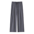 With Belt Paper Bag Type Draping Casual Trousers - Norellé