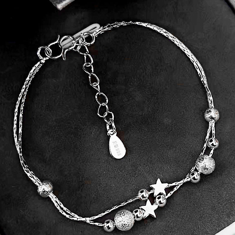 Design Double Circles Star Bracelet Female Fashion - Norellé