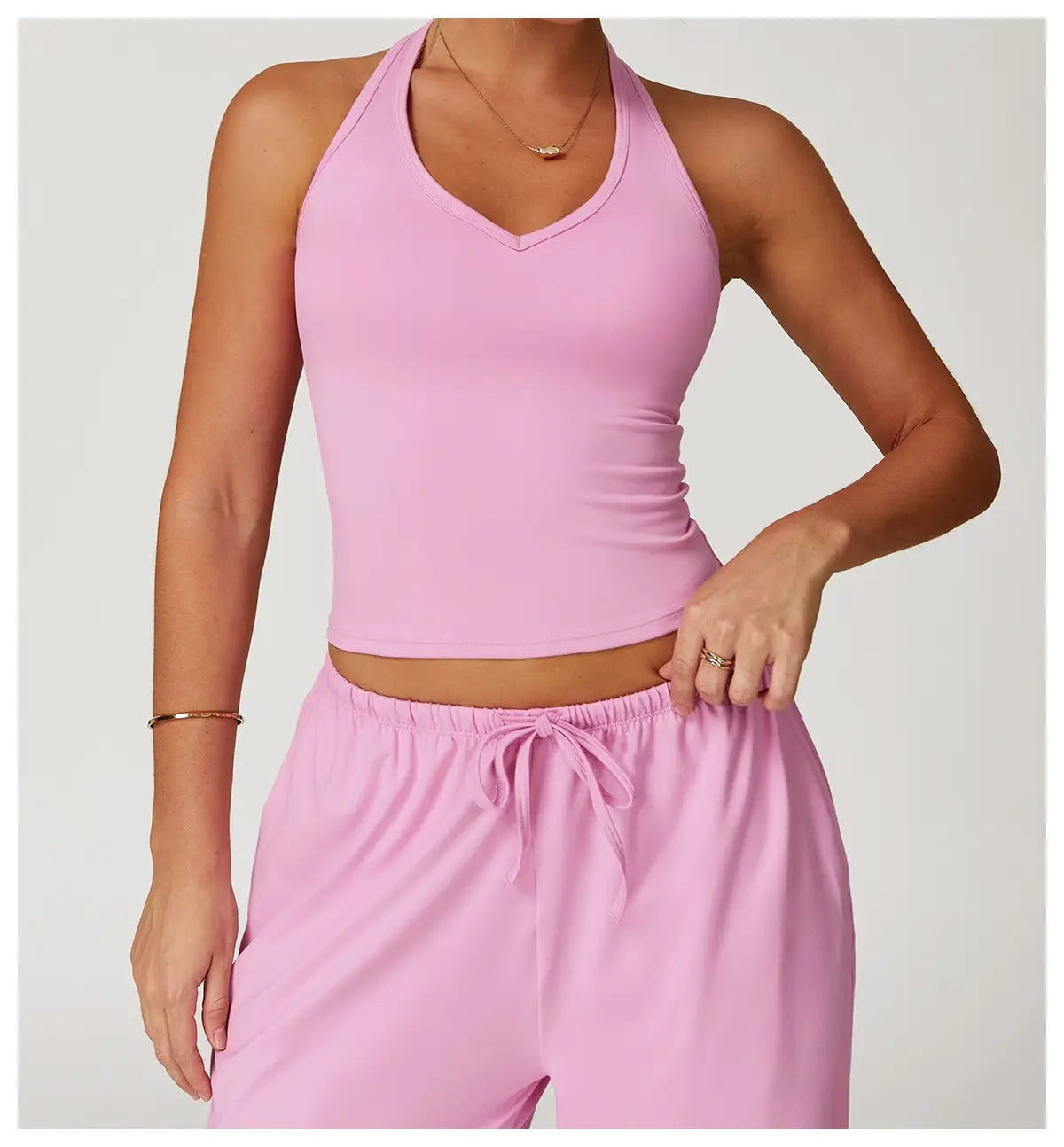 Brushed Yoga Vest V-shaped Tight Beauty Back Exercise