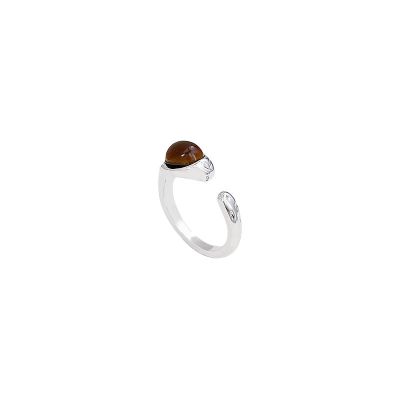 Rad Tigereye Heavy Industry Ring Female Switchable Index Finger Ring - Norellé