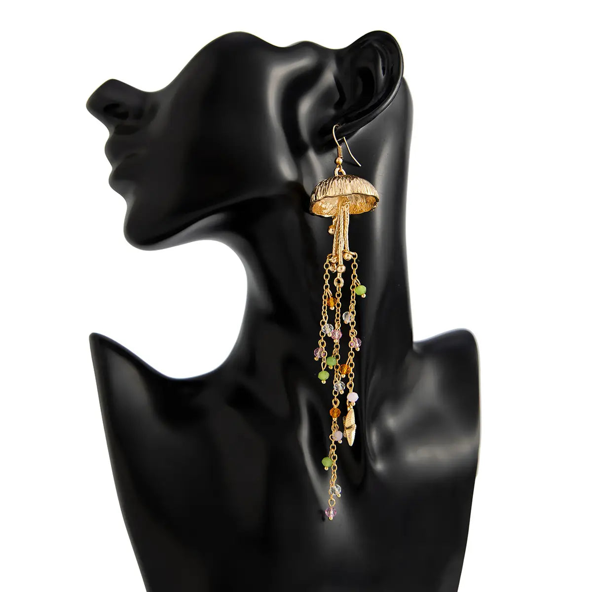 Holiday Beach Starfish Jellyfish Metal Alloy Earrings