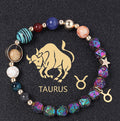 Natural Volcanic Rock Electroplating Twelve Constellations Bracelets - Norellé