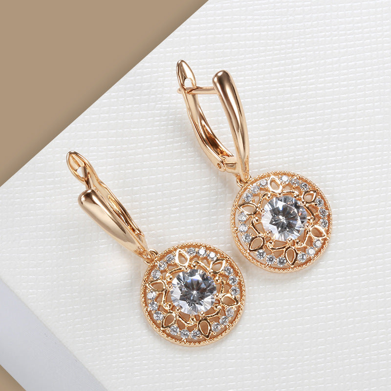 Fashion Shiny Water Drop Zircon Earrings - Norellé