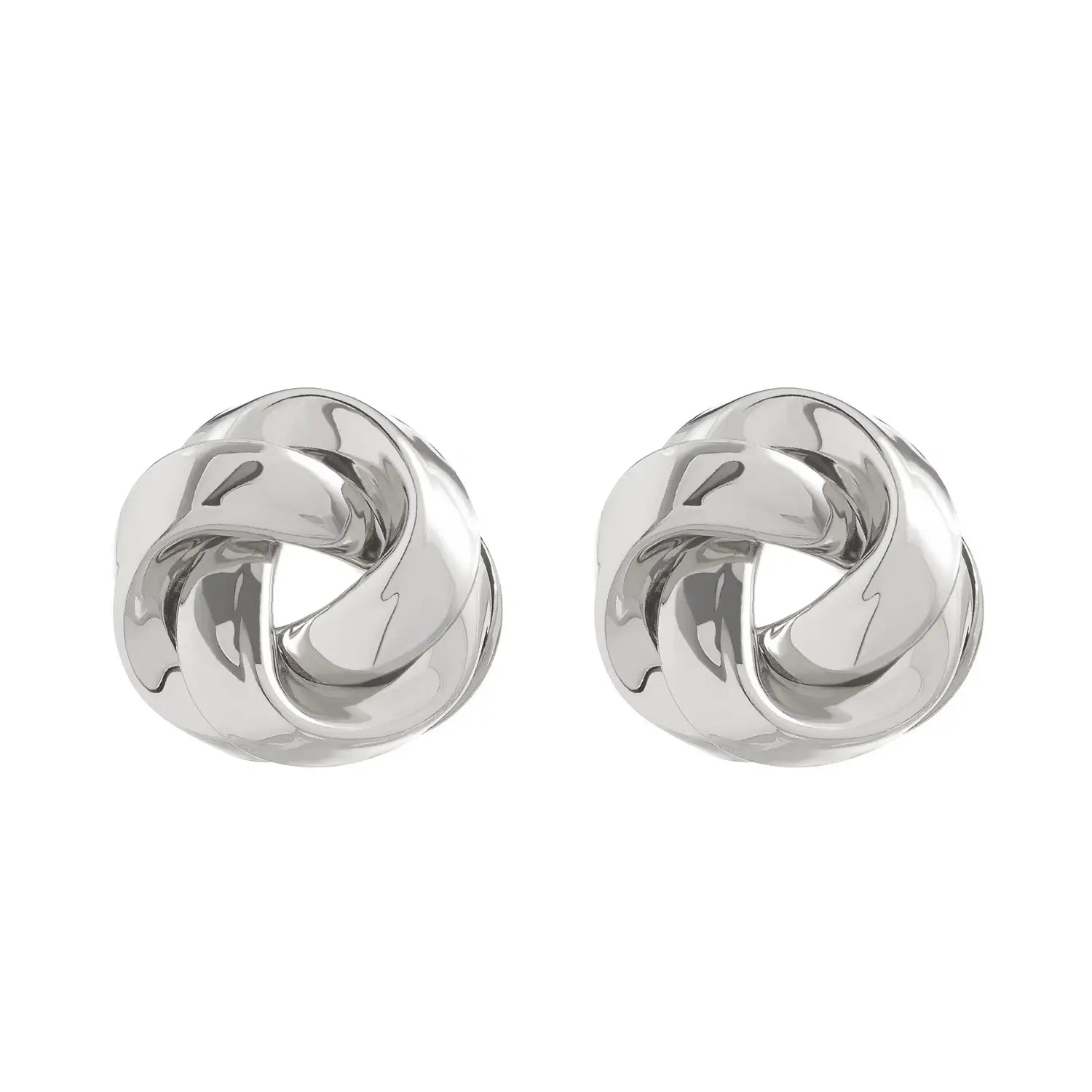 All-match Twisted Alloy Stud Earrings For Women