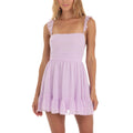 Elegant Women Summer Lace Floral Patchwork Corset Mini Dress - Norellé