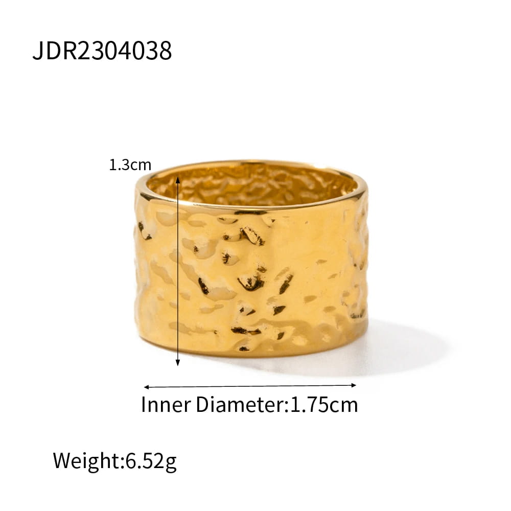 Vintage Stainless Steel Unique Heart Shaped Ring