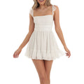 Elegant Women Summer Lace Floral Patchwork Corset Mini Dress - Norellé