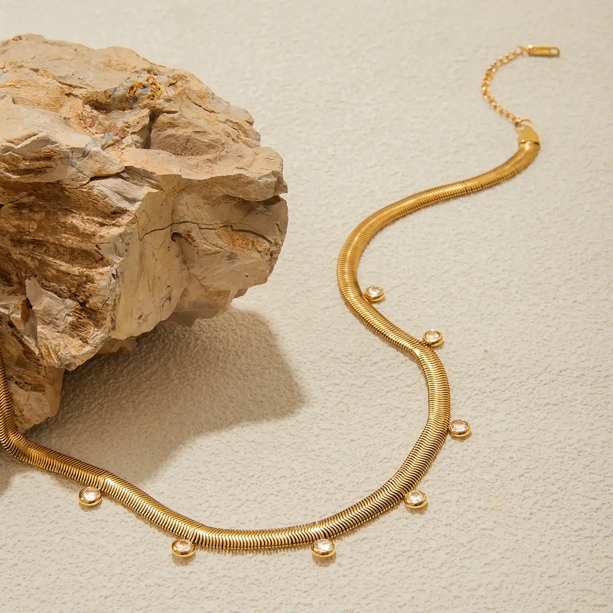 Stainless Steel Classic Snake Chain Necklace