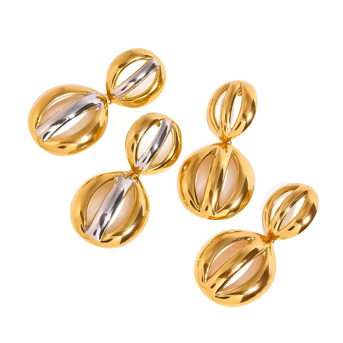 Tainless Steel Vintage Pendant Earrings