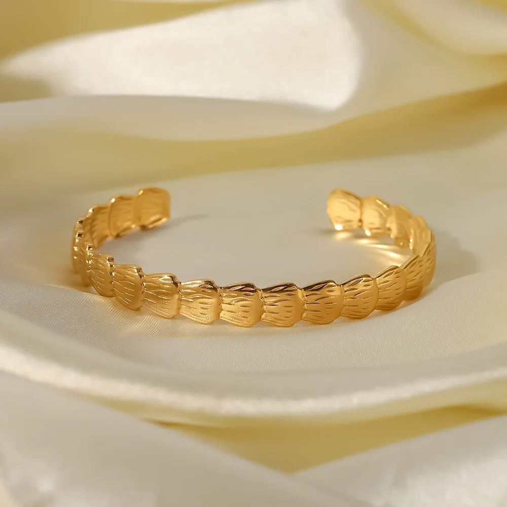 Stainless Steel Open Bracelet for Women