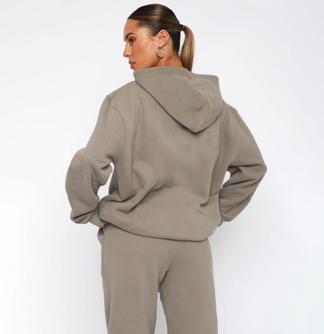 Hooded Long Sleeve Sweater Women's Clothing Fashion Casual Trousers Suit - Norellé