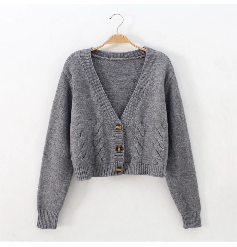 Short Style High-waisted Slim Sweater - Norellé