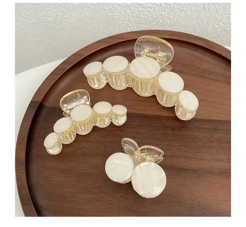 Acrylic Hair Clip Geometry Hairpin