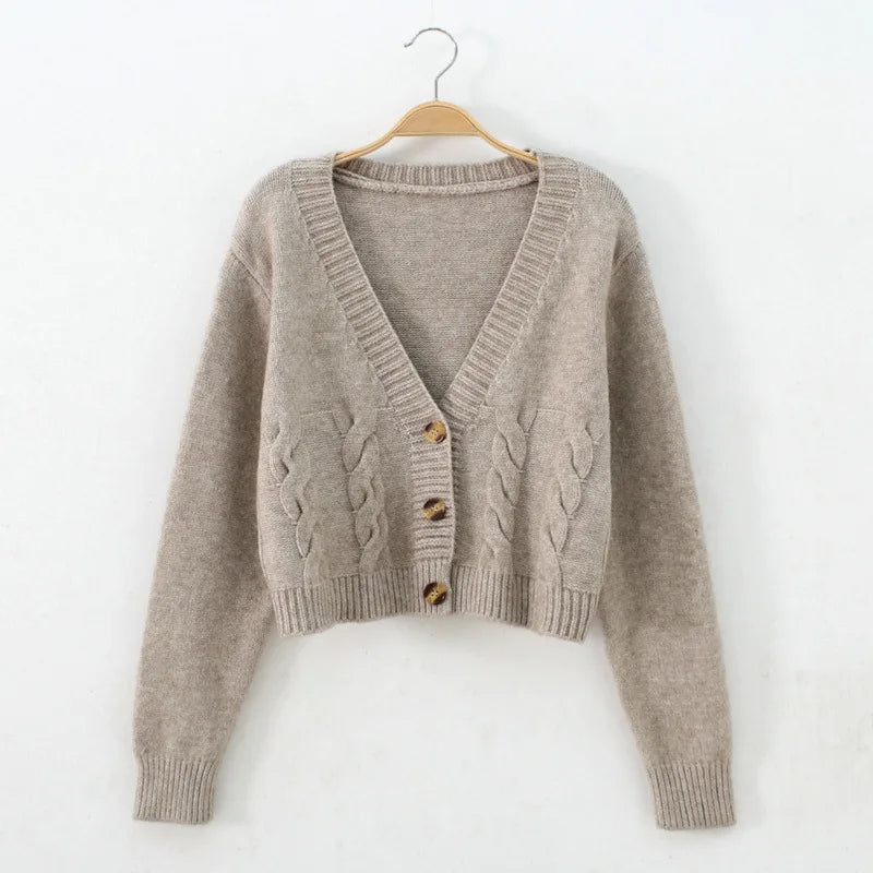 Short Style High-waisted Slim Sweater - Norellé