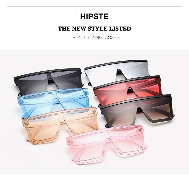 Oversized Square Sunglasses Women