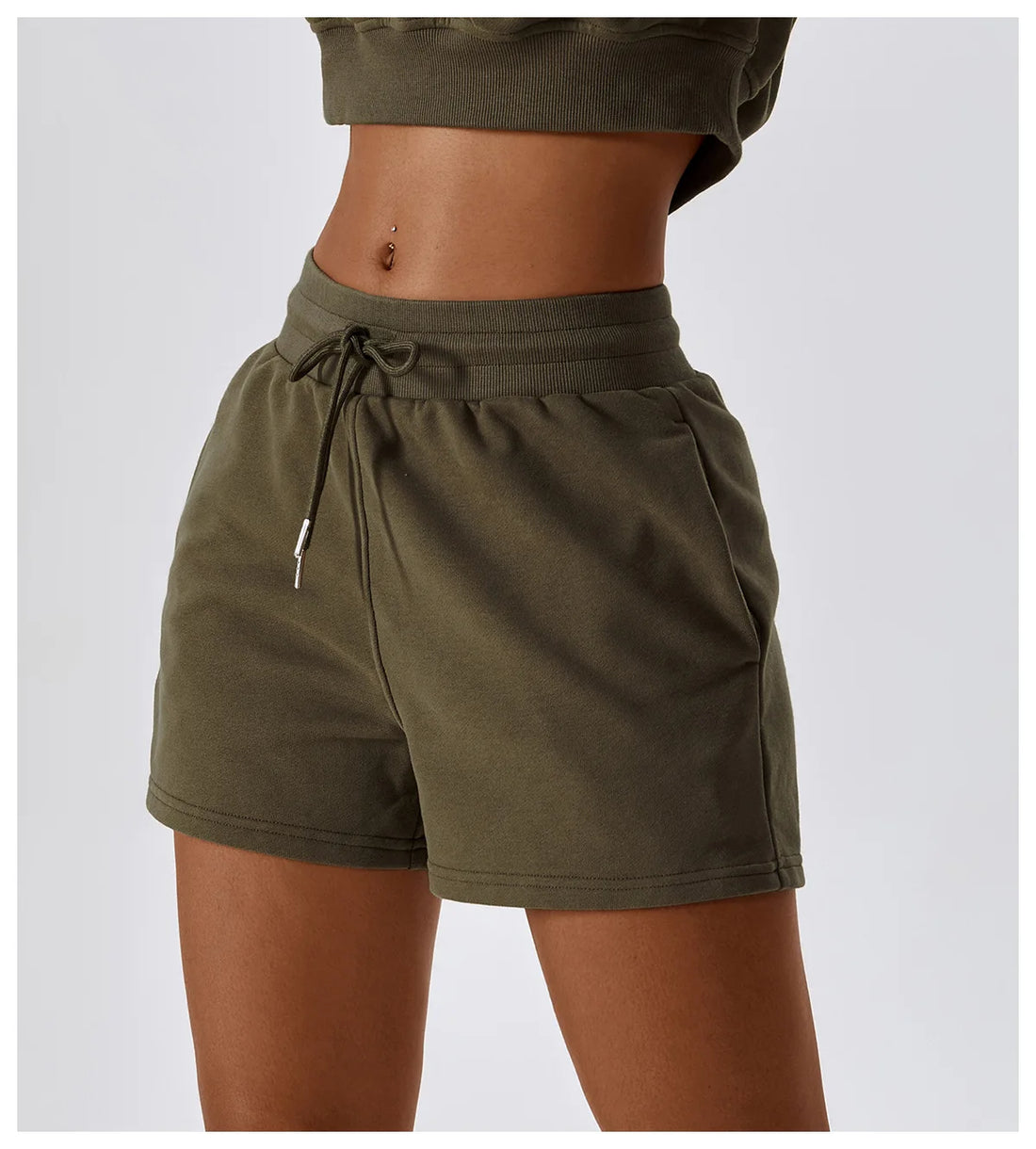Hoodie Set Breathable Cotton Fabric Elastic Waist Elastic - Norellé