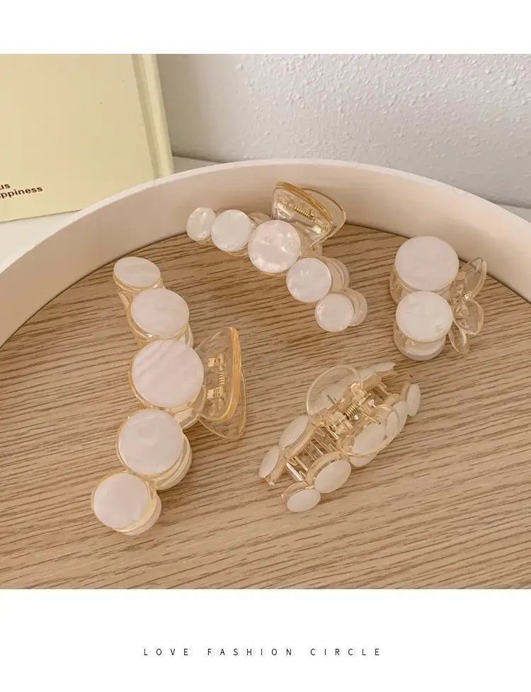 Acrylic Hair Clip Geometry Hairpin