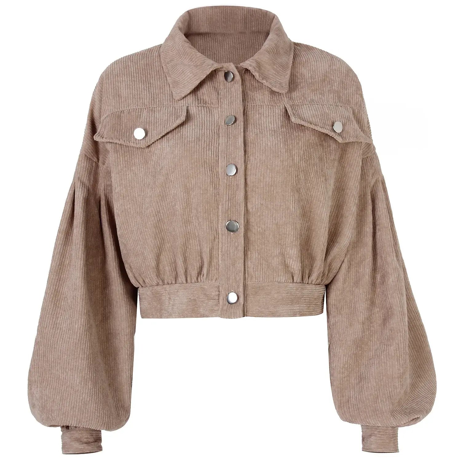 Autumn Cropped Corduroy Jackets