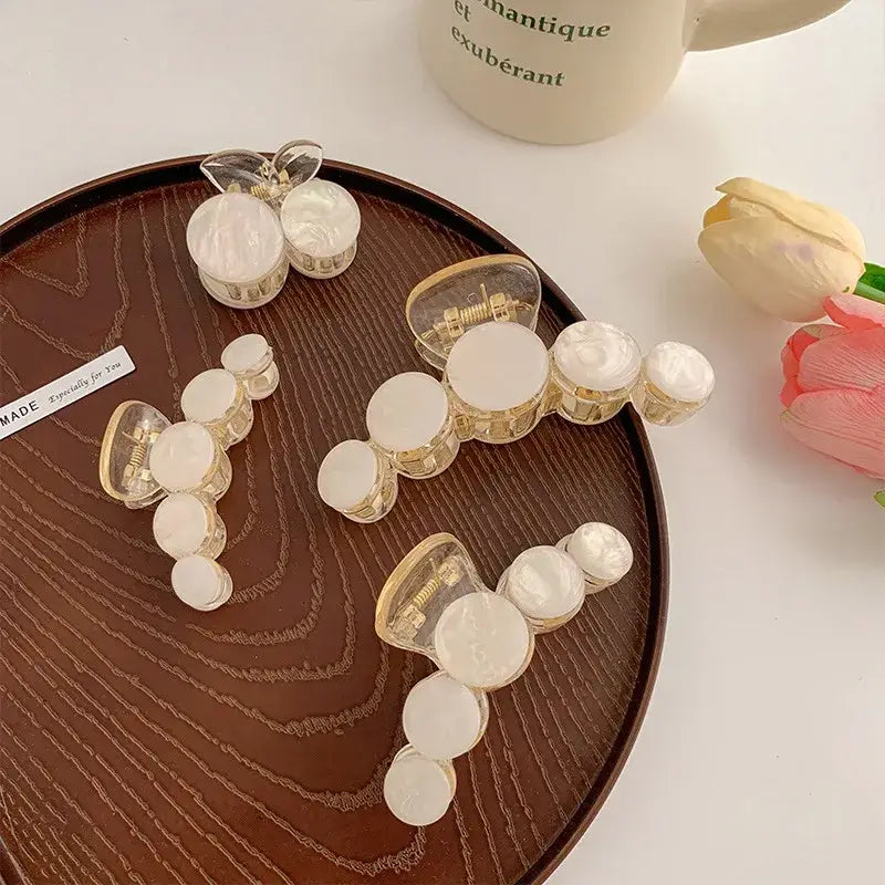 Acrylic Hair Clip Geometry Hairpin