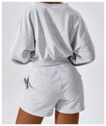 Hoodie Set Breathable Cotton Fabric Elastic Waist Elastic - Norellé