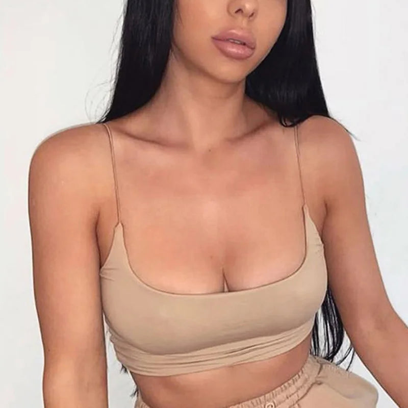 Womens Summer Camis Tanks Tops Sleeveless Bustier Unpadded Bandeau Bra - Norellé