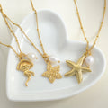 Titanium Steel Conch Turtle Shell Retro Easy Matching Necklace - Norellé