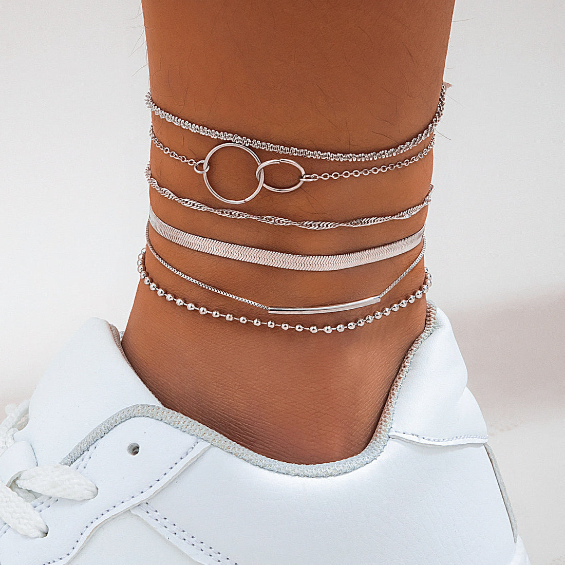 Sweet Cool Leisure Rhinestone Beach Anklet Foot Ornaments - Norellé